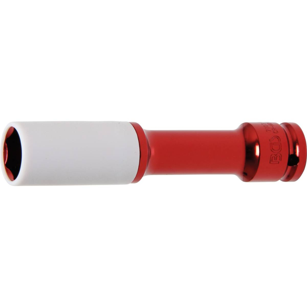 Kraft-Schoneinsatz Sechskant, extra lang, Antrieb (1/2") SW 17 - 21 mm nach Wahl BGS Radschrauben Einsätze